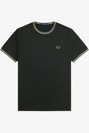 Fred Perry T-shirt med Twin Tipped LogoMiddel