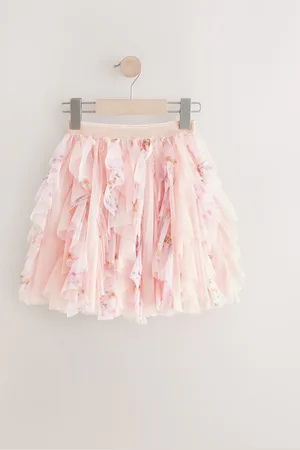 Next Mesh Floral Printed Skirt (3-16yrs)3 år (98cm)