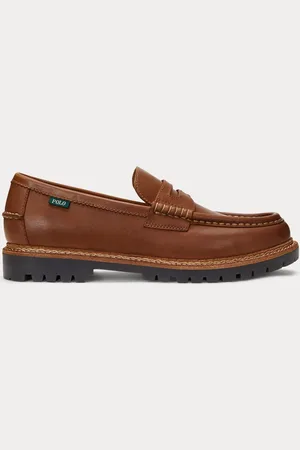 Ralph Lauren Jett Penny Leather Loafers Shoes
