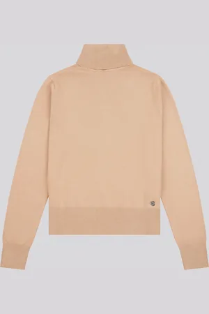 U.S. Polo Assn. U. S. Polo Assn Womens Roll Neck Fine Knit JumperXS