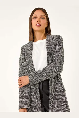 Roman Textured Longline Blazer46
