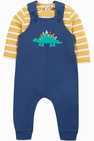 Frugi Navy Coverack 100% økologisk bomuld smækbukser8086cm