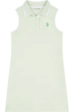 U.S. Polo Assn. U. S. Polo Assn. Girls Striped Sleeveless Polo Dress10 - 11 år (140 - 146cm)