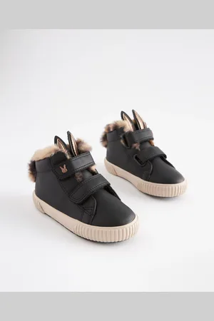 Next Touch Fasten Strap High Top Trainers