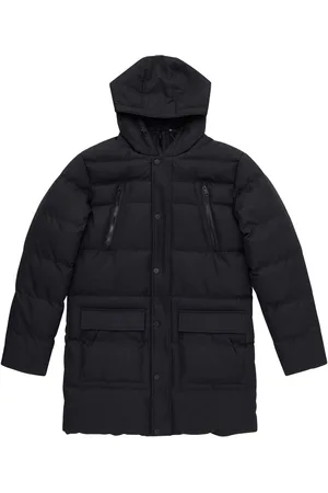 French Connection Long Length Row Parka Coat With Inner Collar DetailXL