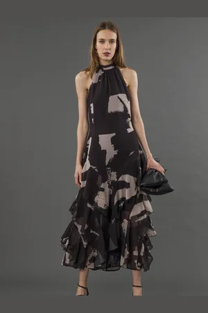 Religion Taylor Maxi Dress With Full Frill Skirt38
