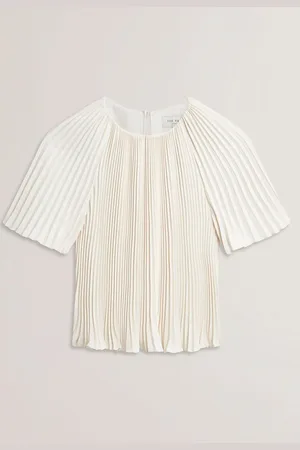 Ted Baker Agara-Pleated Short Sleeve Blouse40