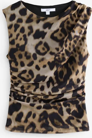 Next Ærmeløs Ruched Mesh Top52
