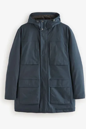 Next Vandafvisende polstret 4 Pocket Parka CoatL