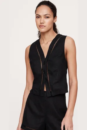 Banana Republic Linen Lace-Trim Vest Top42