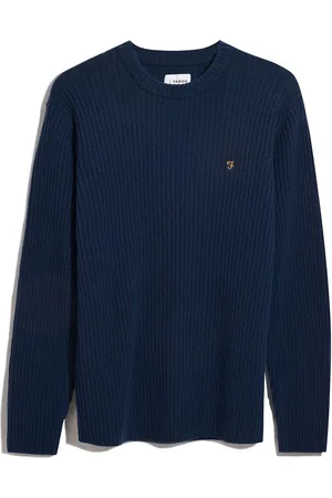 Farah Blue Halton Rib SweaterXL