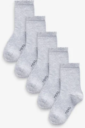 Next Cotton Rich School Ankle Socks 5 PackUK 4 - 7