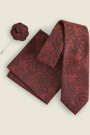 Next Tekstureret Paisley slips, Lommeklud og nålesætEN