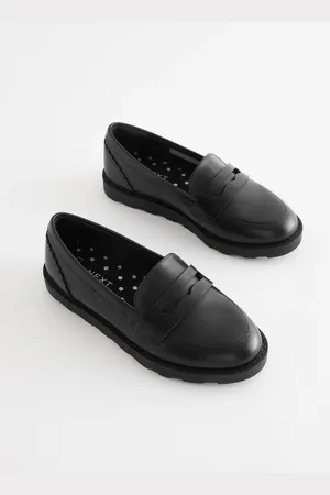 Next Skole Læder Loafers