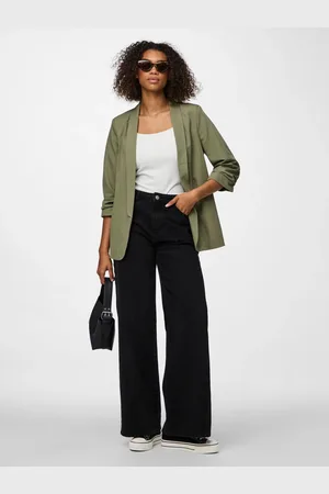 Pieces® Blazer med rynket ærme38