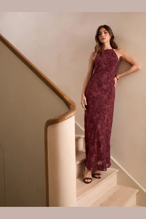 Next Occasion Floral Textured Maxi Dress46høj