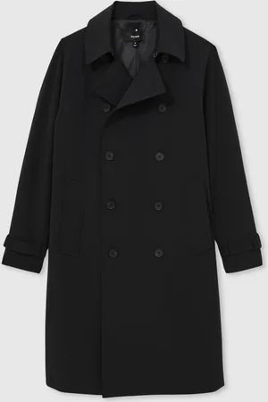 Reiss Scramble Dobbeltradet Long Trench CoatL