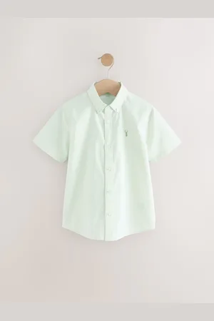 Next Kortærmet Cotton Rich Oxford skjorte (3-16år)98104cm