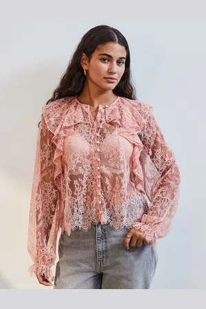 Next Flæsekant Lace Langærmet Bluser36