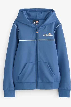 Ellesse Drenge Navy Boreano Zip Trhough Hættetrøje158164cm
