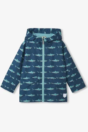 Hatley Blue Shark Tank Microfiber Field Jacket110116cm