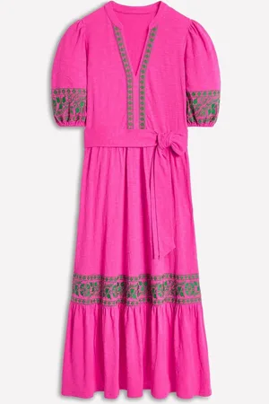 Boden 100% Cotton Amara Embroidered Jersey Dress46