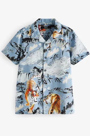 Next Short Sleeve Printed Shirt (3-16yrs)7 år (122cm)