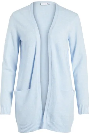 VILA Longline Open Knit Cardigan34