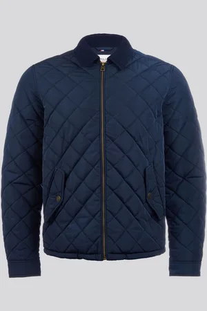 U.S. Polo Assn. U. S. Polo Assn. Mens Blue Diamond Quilt Padded JacketS