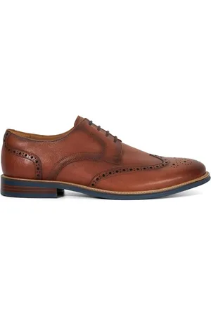 Dune Stanford Brogue Lace-Up Contrast Shoesuk10eu44