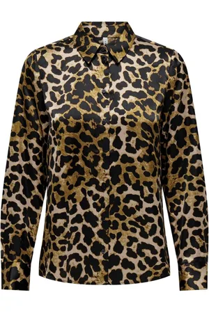 ONLY Leopard Print Long Sleeve Shirt34