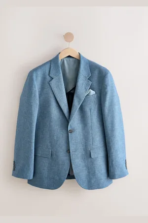 Next Hør Blend Texture Jakkesæt Jakke40 R