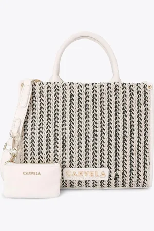 Carvela Cream Sorrento Midi Tote Bagen
