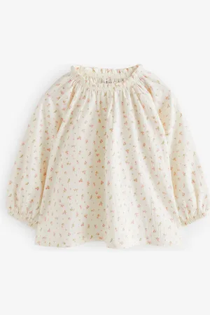 Next Langærmet bluse med samlet hals (3mdr.-7år)4 - 5 år (104 - 110cm)