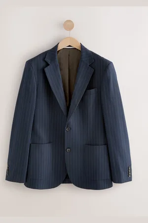 Next Slim Fit Stribet Jakkesæt Jakke42r
