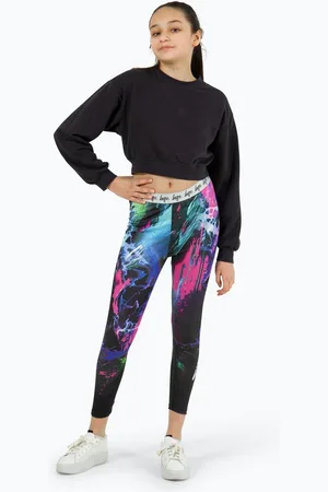 Hype Girls Multi Dark Smudge Black Leggings16 år (176cm)