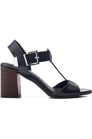 Moda In Pelle Molliey T Bar Stacked Block Sandalereu355