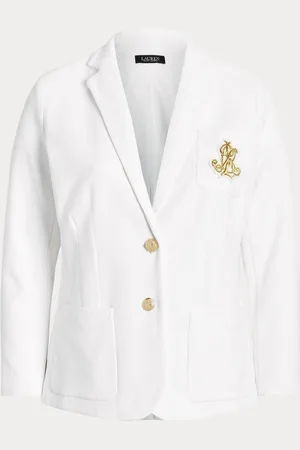 Ralph Lauren Curve Anfisa Crest Logo Blazer JacketXL