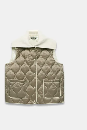 mint&berry Khaki Padded Giletsmall
