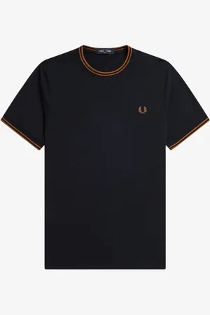 Fred Perry T-shirt i bomuld med Twin Tipped Logo 100%XXL