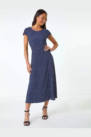 Roman Petite Lace Tie Waist Maxi Dress46
