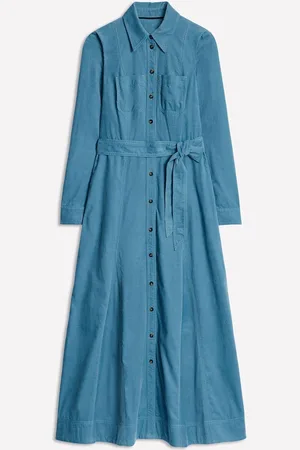 Boden Tess Cord Midi 100% Cotton Shirt Dress36 R