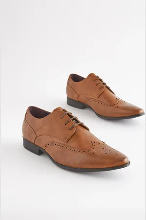 Next Wide Fit Brogue Shoes