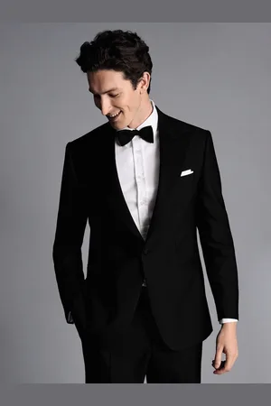 Charles Tyrwhitt Slim Fit Peak Lapel Dinner Suit: Jacket52 Long (UK 42 L)