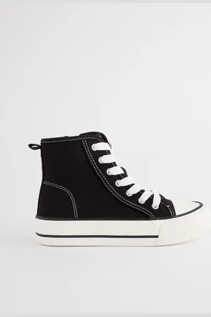 Next Chunky High Top Lace-Up Trainers