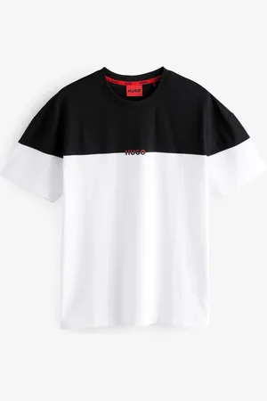 HUGO BOSS Colour Blocked Waistbadn Stretch Cotton Pyjama T-Shirtxlarge