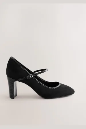 Next Forever Comfort Rund Toe Mary Jane Block Courtsko