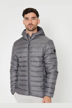Threadbare Matte Finish Padded Showerproof Hooded JacketL