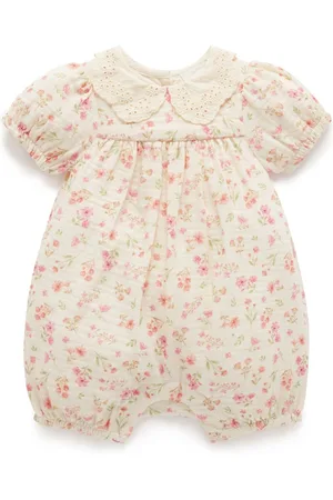 Purebaby Floral Printed Romper7480cm