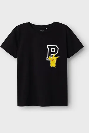 NAME IT 100% Cotton Pokemon Pikachu Graphic T-Shirt7 - 8 år (122 - 128cm)